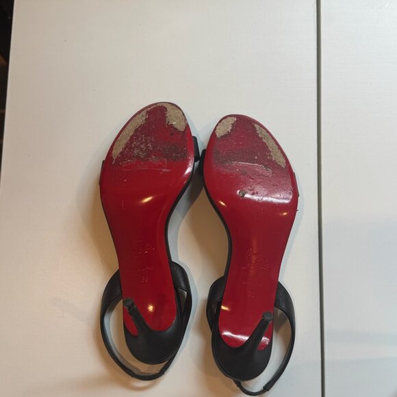 Christian Louboutin O Marylin 85 Leather Sandals - Picture 10 of 10